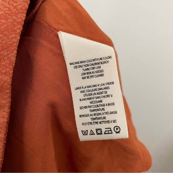 Free People Simone Blazer Wrap Mini Dress Burnt Orange Size Medium - Picture 9 of 10